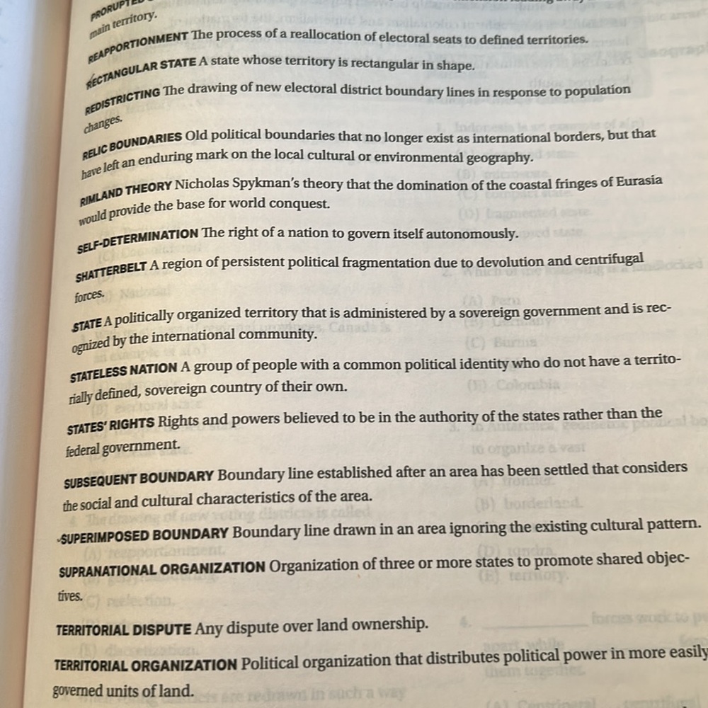 Barrons AP Human Geography Premium 2022-23 Test Prep book - Picture 3 of 4